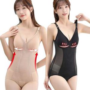 이플 올인원 바디쉐이퍼 허리 보정 복부 압박 힙업 여름용 얇은 통기성 뒤트임 화산석 지방연소 노와이어 복부보정 힙업 무봉제