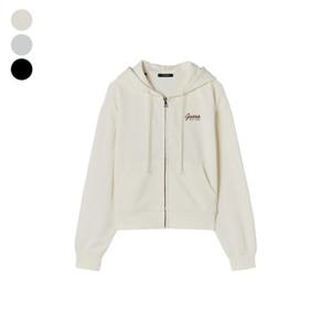[게스][25FW] 여성 CP쭈리 크롭 후드집업 OP3KE400