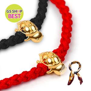 [러브넛] *봄특가* 24K 순금 거북이 수호 끈 매듭 팔찌 2컬러 택1 BG-1142