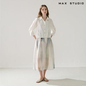 막스스튜디오 26SS 프린트 원피스 셋업2PCS(재킷+원피스)