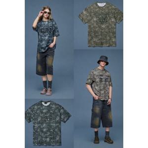 [인터크루]남성)전판프린트반팔티셔츠 NA2TR12A_CC