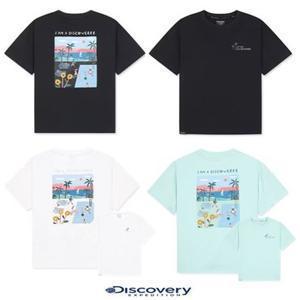 [백화점]택가55,000원DKRS59053키즈 콜라보 핫썸머 그래픽 반팔티셔츠