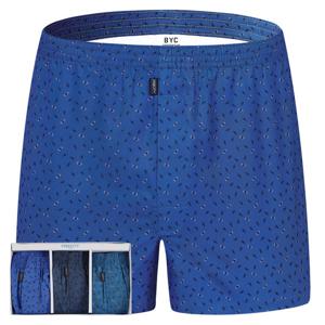 BYC 순면 남성 사각 트렁크 팬티 3매 세트 MCG3003