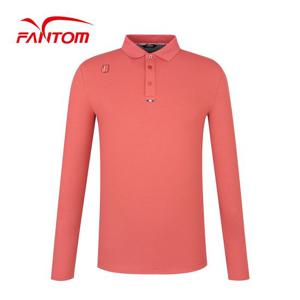 [팬텀] 남성 로고 와펜 카라 긴팔 티셔츠