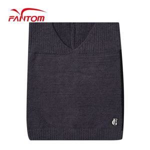 [팬텀] 남성 V절개 라인 배색 니트 넥워머