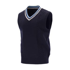 [엘르골프][엘르골프]22년FW남성 브이넥 조끼 스웨터6I53101