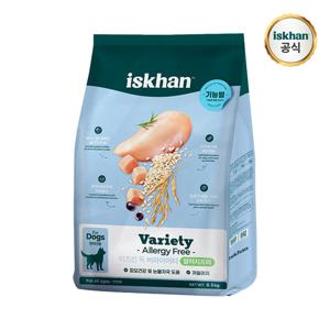 이즈칸 독 버라이어티 알러지프리 6.5kg 강아지 사료