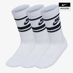 [나이키] 스포츠웨어 에브리데이 에센셜 크루 삭스(3켤레) DX5089-103