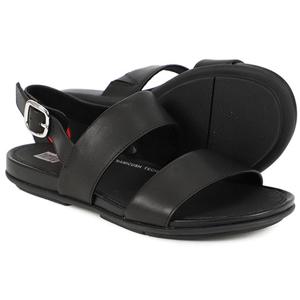 핏플랍 여성 그라시에 레더 올블랙 백 스트랩 샌들 (EB1-090)