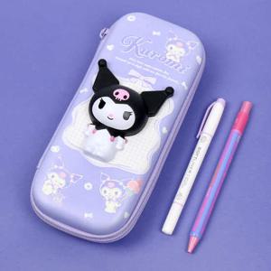 쿠로미 스퀴시 필통 보라 펜 파우치 예쁜 캐릭터 선물