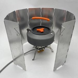 버너 바람막이 10단 캠핑 접이식 바람막이