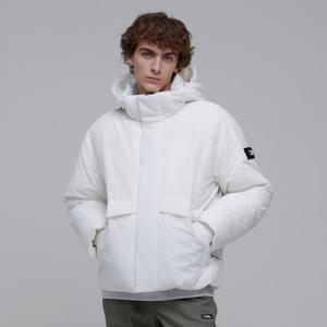 내셔널지오그래픽 N234UDW990 오로라 후드 숏기장 구스 다운 점퍼 IVORY