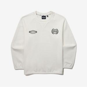 [39%OFF][휠라키즈] 싸커 그래픽 티셔츠 (FK2RLG1201M_OWH)