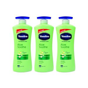 바세린 인텐시브케어 알로에수드로션(600ml)-3개 보습로션 바디로션 알로에로션
