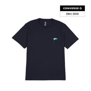 [컨버스공식] 레트로 플래그 티셔츠 컨버스 블랙 10025976-A01