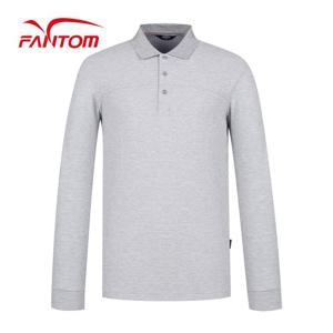 [팬텀] 남성 니트 카라 캐주얼 긴팔티셔츠