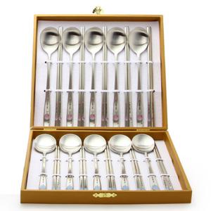 [골든벨]아이스크림 컬러 레이저 수저 10벌 세트