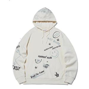 남여공용,프린트 캐쥬얼 후드티,ITW3TH01G