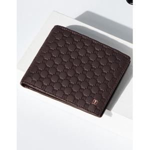 [닥스ACC][선물포장/쇼핑백동봉][LOUIS] 브라운 DD경판로고 매트가죽 반지갑 DBWA2F368W3