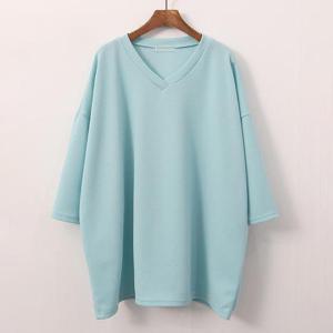 아이우먼 제이제이리버겹브이넥티 ILG603M407 빅사이즈