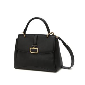 [닥스ACC][BIRKBECK CHARLOTTE] 버크백 샬롯 블랙 가죽 미디움 토트백 DCBA4F823