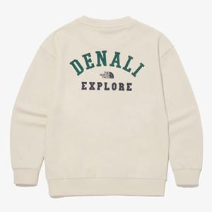 [노스페이스 키즈] 노스페이스 키즈 NM5MQ55S 크림 하이 마운틴 스웻셔츠 맨투맨 NM5MQ55S
