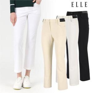 [엘르골프]밴드 라인 포인트 세미나팔팬츠6j61601