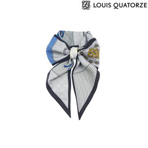 [루이까또즈 스카프] 울 실크 미니스카프 그랑레테르 블랙 (1DSL702BL) 1DSL702BL