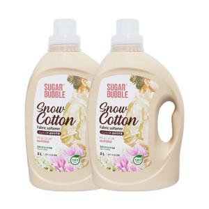 슈가버블 섬유유연제 스노우 코튼 3L x2