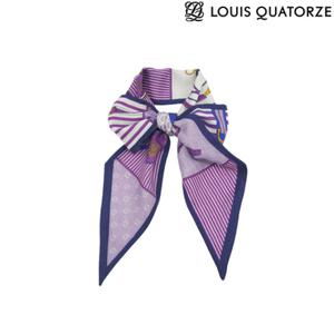 [루이까또즈 스카프] 울 실크 미니스카프 그랑레테르 바이올렛 (1DSL702VI) 1DSL702VI