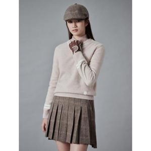 빈폴골프 [Premium] 여성 라쿤 라운드넥 풀오버  베이지 BJ4X51A24A