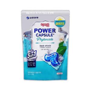 해피홈 파워캡슐 트리플 세탁세제 피톤치드 32입
