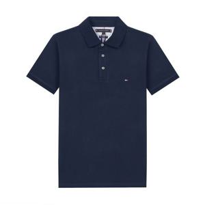 [타미힐피거 주니어](90~95사이즈)타미힐피거 TH 1985 에센셜 폴로티 MW0MW17771-DW5