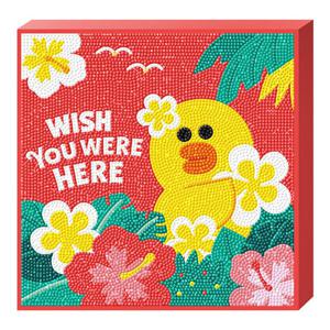 라인프렌즈 보석십자수 캔버스 알로하 샐리 25x25 BS25-402