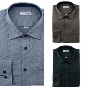 [듀퐁셔츠]SE4FM12LS731SBU_따뜻한 촉감의 기모남방셔츠 3종 택1