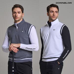 다운블로우 남성 하프집업 심플 조끼/베스트 DB4FV6508M