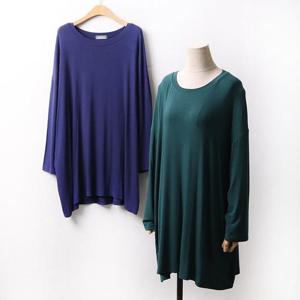 빅사이즈 411 긴팔실키루즈언발티 DRAA329