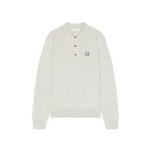 메종키츠네 긴팔 티셔츠 LM00206KT1036H120 LIGHT GREY MELANGE