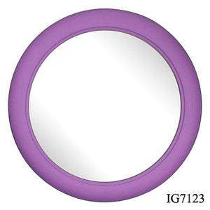 IG7123 연보라 원형 벽거울 32cm