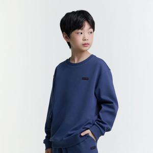 [내셔널지오그래픽키즈]K251USW830 어드벤처 우븐믹스 맨투맨 GRAYNAVY