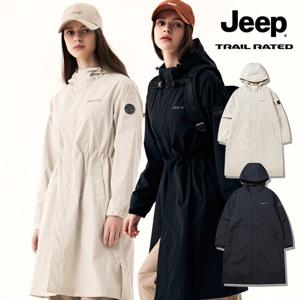 지프 JEEP 로사 트레일 여성용 롱 윈드브레이커 웨더 자켓 1종