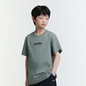 [내셔널지오그래픽키즈]K252UTS901 베이직 반팔티 KHAKI