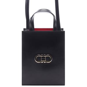 [페라가모] 24FW 여성 더블 간치니 미니 토트숄더백 (21 8358 771687 24F)