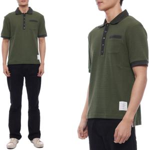 [톰브라운] 24FW 남성 포인텔 폴로 반팔티셔츠 (MJP201A J0153 320 24F)