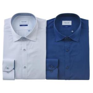 [예작]YJESIS351_스냅카라 스트레치 솔리드 슬림핏긴소매