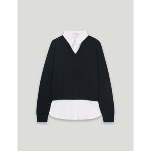 [코데즈컴바인] 셔츠배색 브이넥 풀오버 (CKA-PU004W2) CKAPU004W20