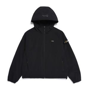 내셔널지오그래픽 N252WFT140 여성 아델리 경량 우븐스트레치 풀집업 후드 점퍼 CARBON BLACK