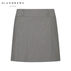 [세인트앤드류스] 여성 스티치 스트라이프 스커트 821C2PN361_GY
