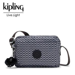 [키플링]키플링 분리수납 크로스백 아바누 미듐 시그니처 프린트 KPABS05 SGPT