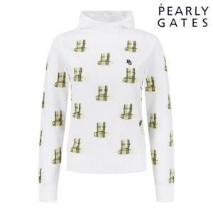 파리게이츠 (521E1SR304WH) 여성 바니 자카드 리본 후드 니트